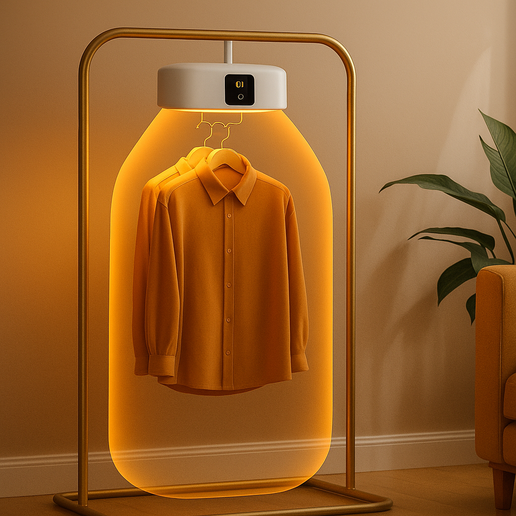 Secadora Portátil 3 en 1: Seca, Esteriliza y Ahorras Espacio